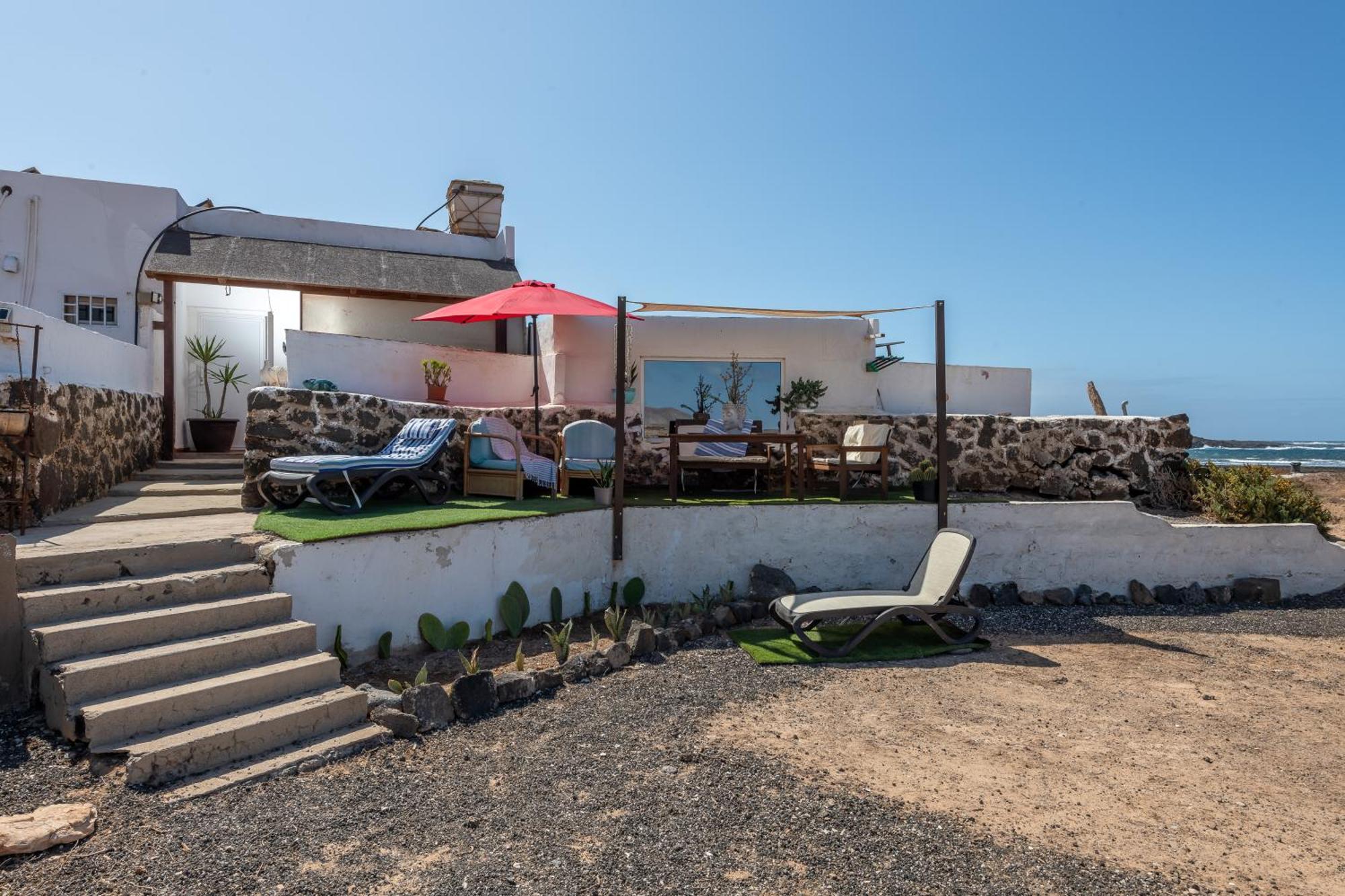 Casa Cueva Apartment La Oliva Luaran gambar